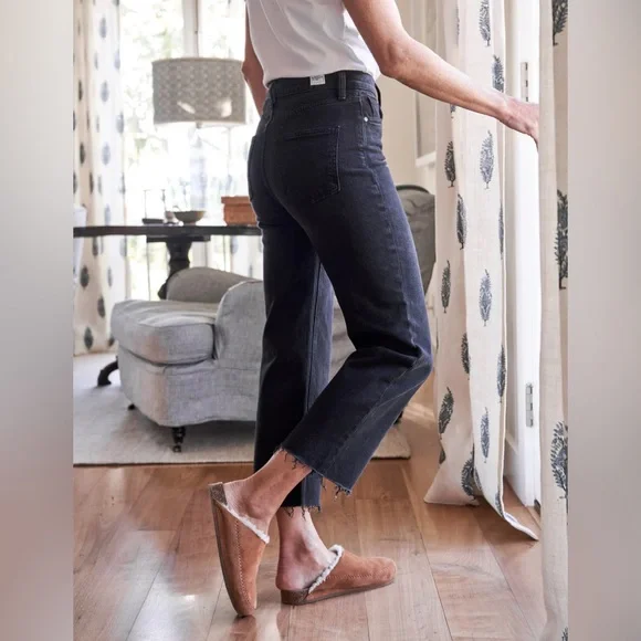 Frank & Eileen Monaghan Mom Jean Italian Vintage Denim 1995 Wash Black Size 29 - Picture 9 of 10